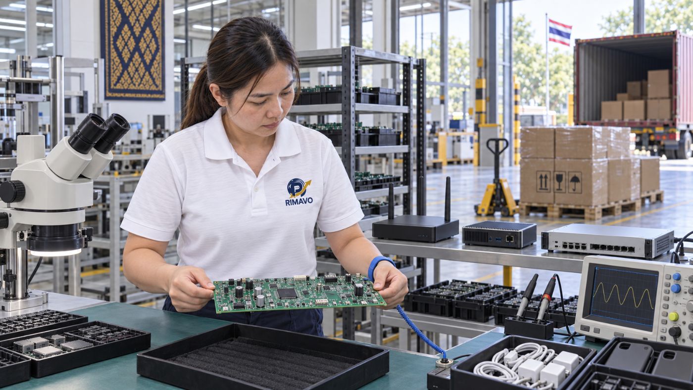 Circuit board inspection, Thailand