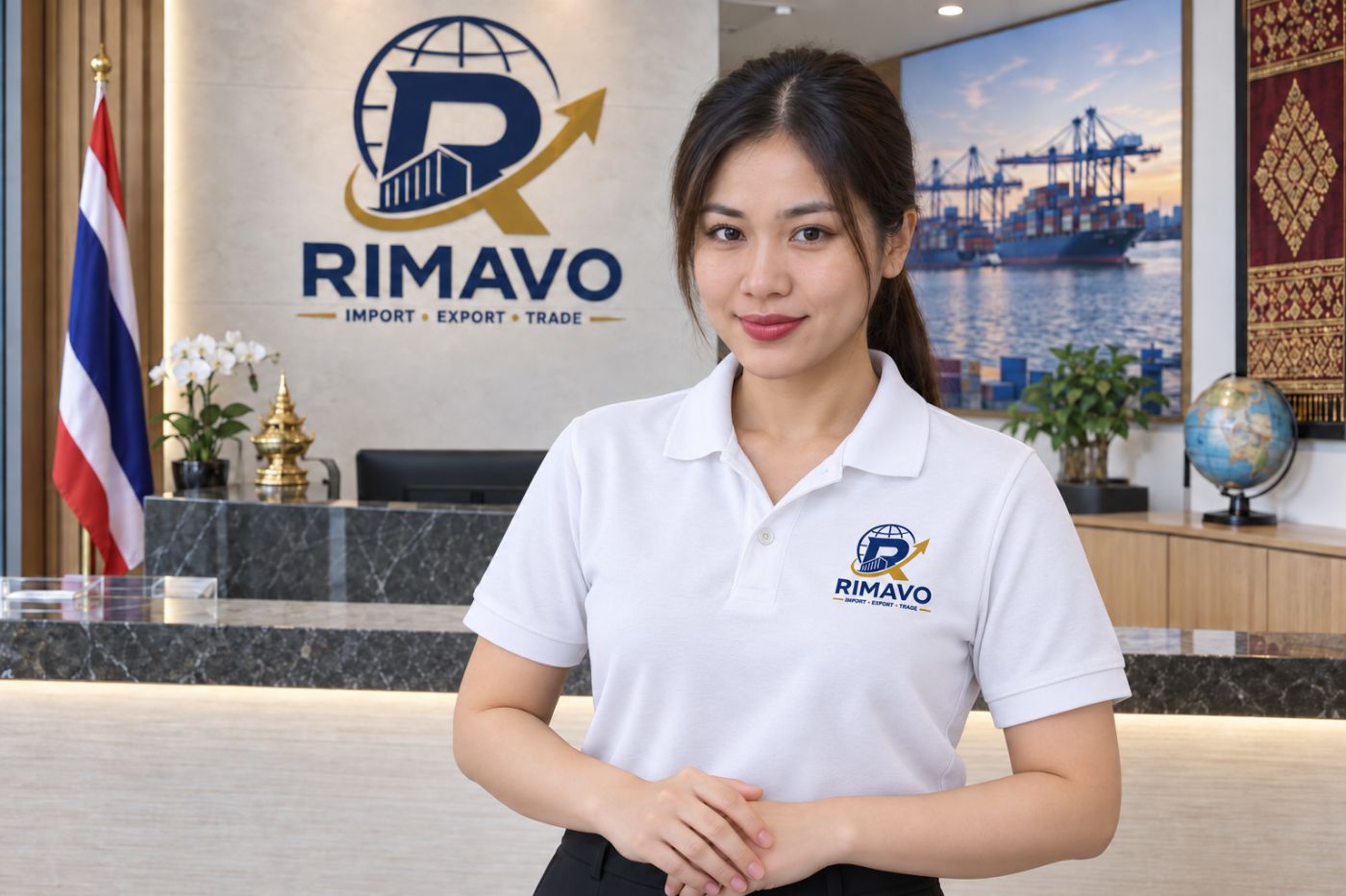 Illustrative image: trading company reception, Bangkok