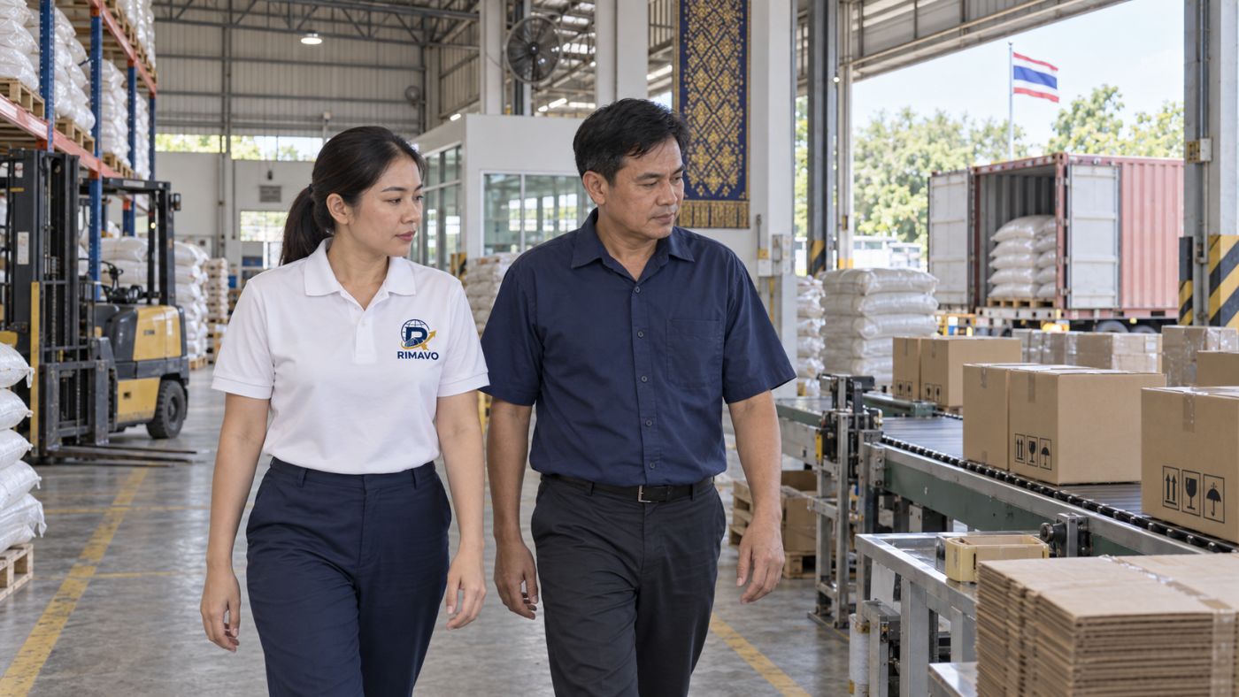 Supplier visit at a partner plant